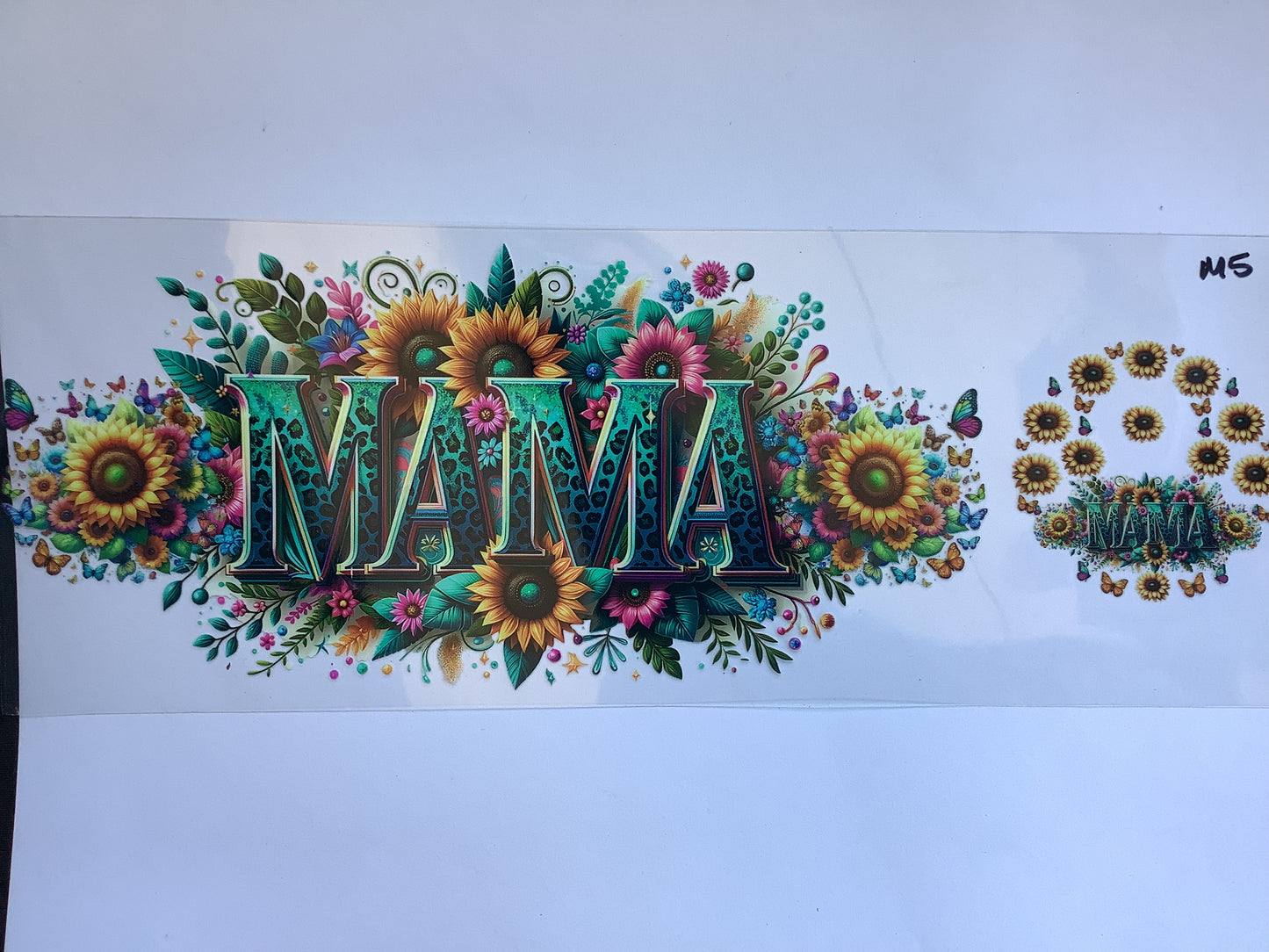 #M5 Mama with teal cheetah