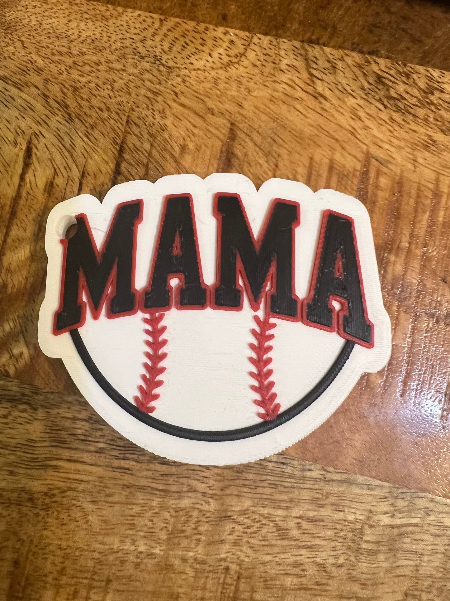 Mama baseball Soda Can Pop Top Opener/keychain
