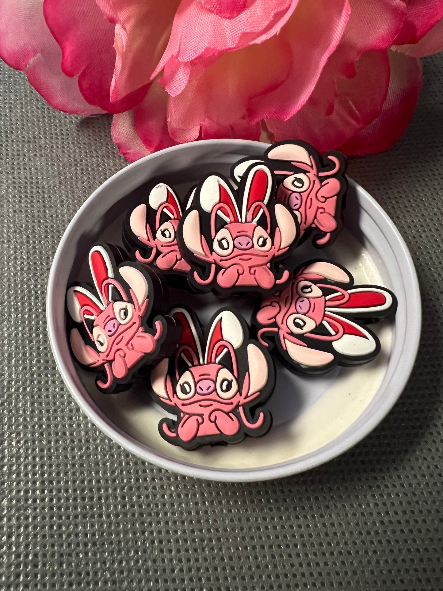 Pink Alien with bunny ears #58