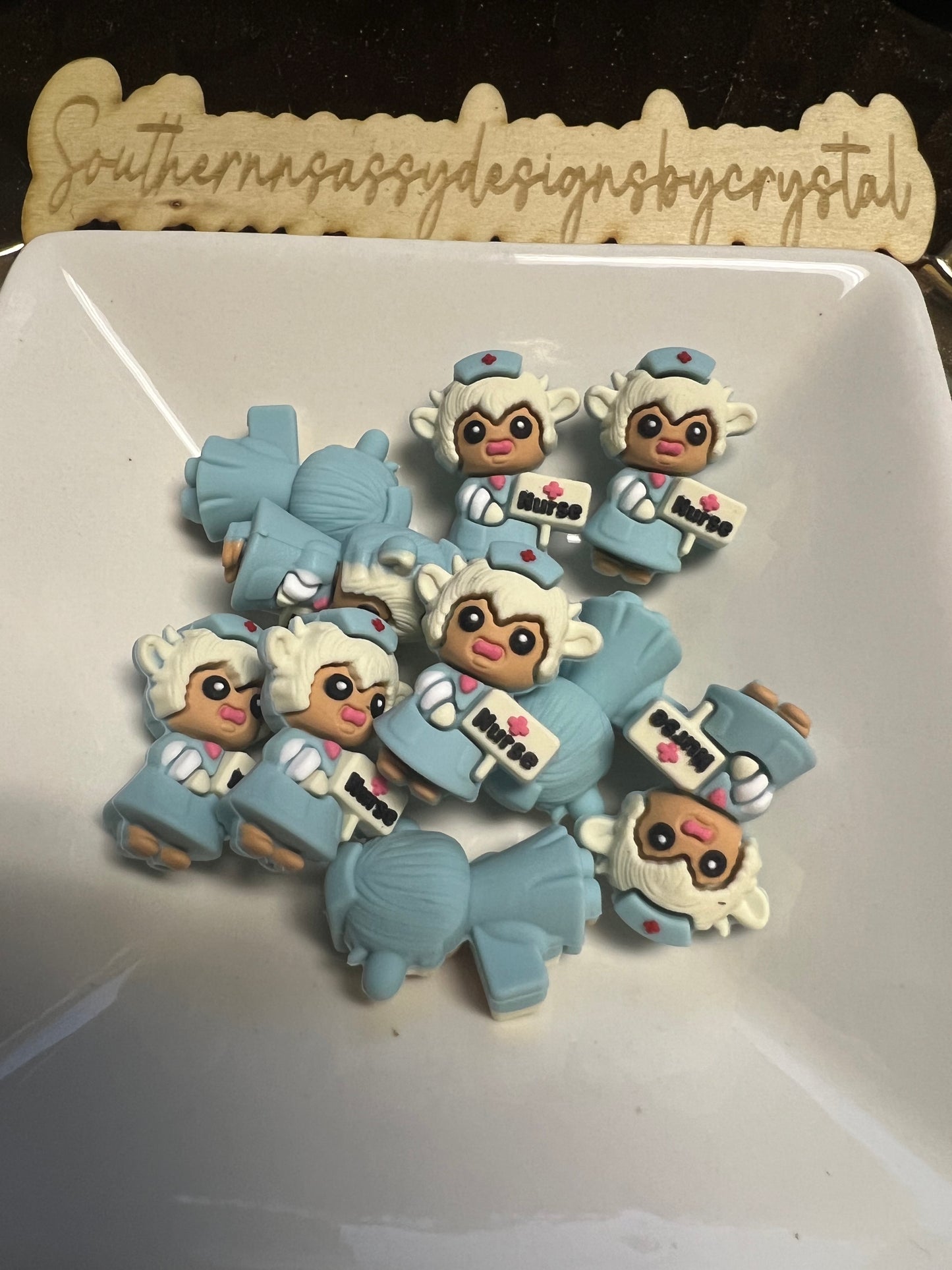 3d Nurse cow in blue #3d99