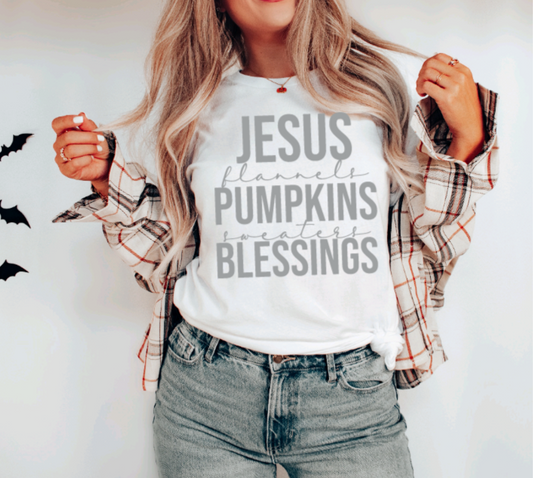 Jesus Pumpkins Blessings