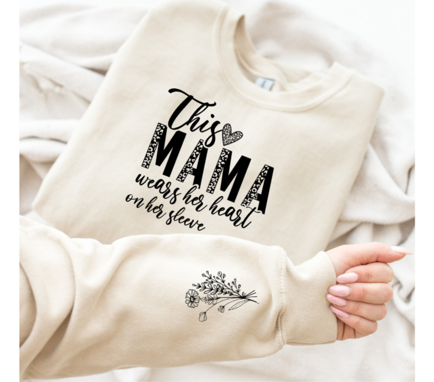 This Mama wears heart on sleeve