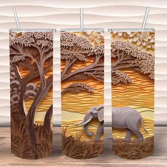 3D African Elephant