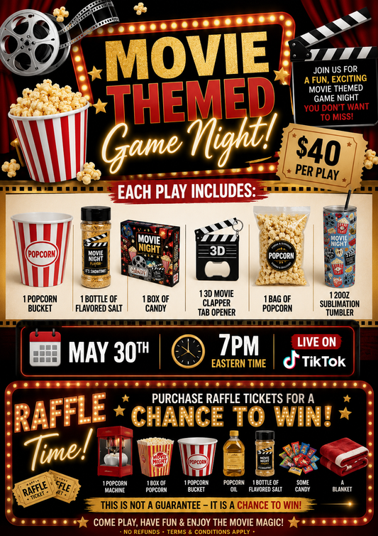 Movie night boxes raffle