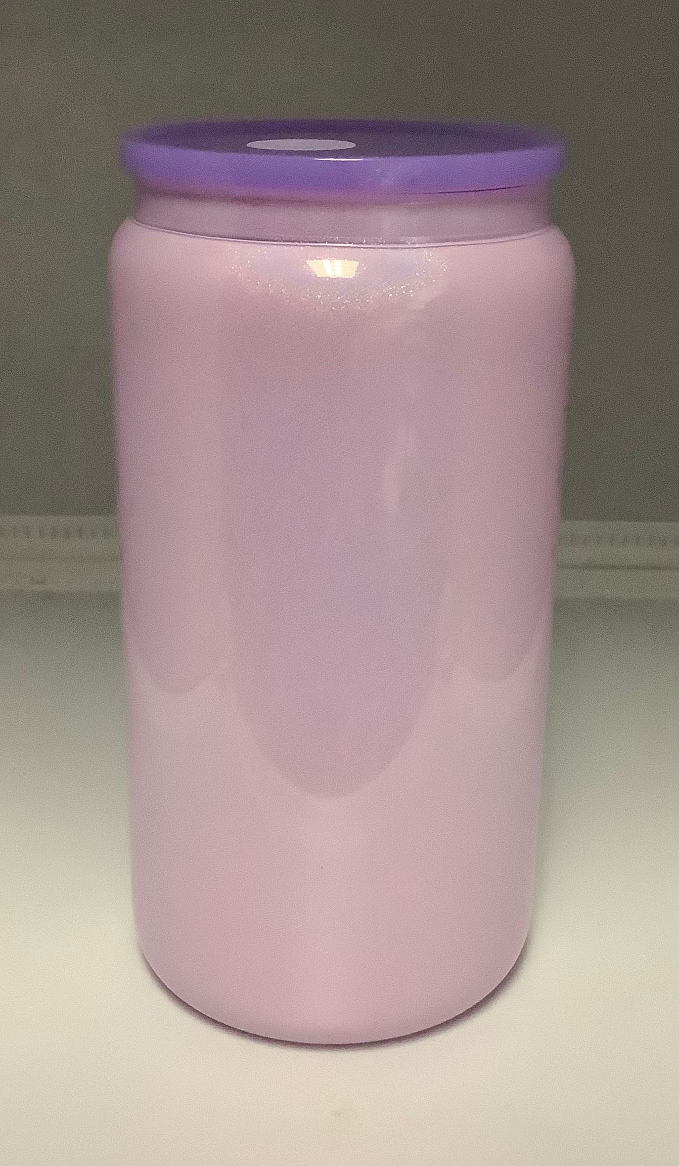 16oz. glass holographic shimmer