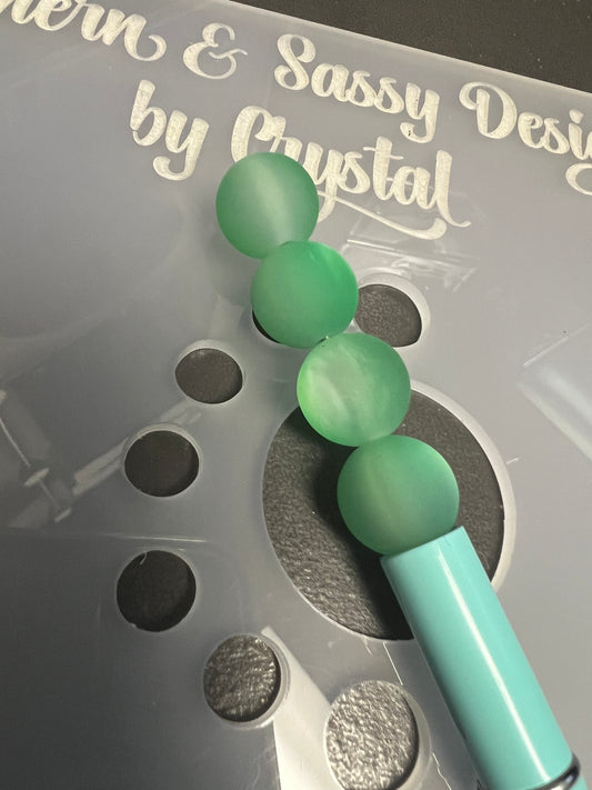 Acrylic 16mm Frosted Cat Eye