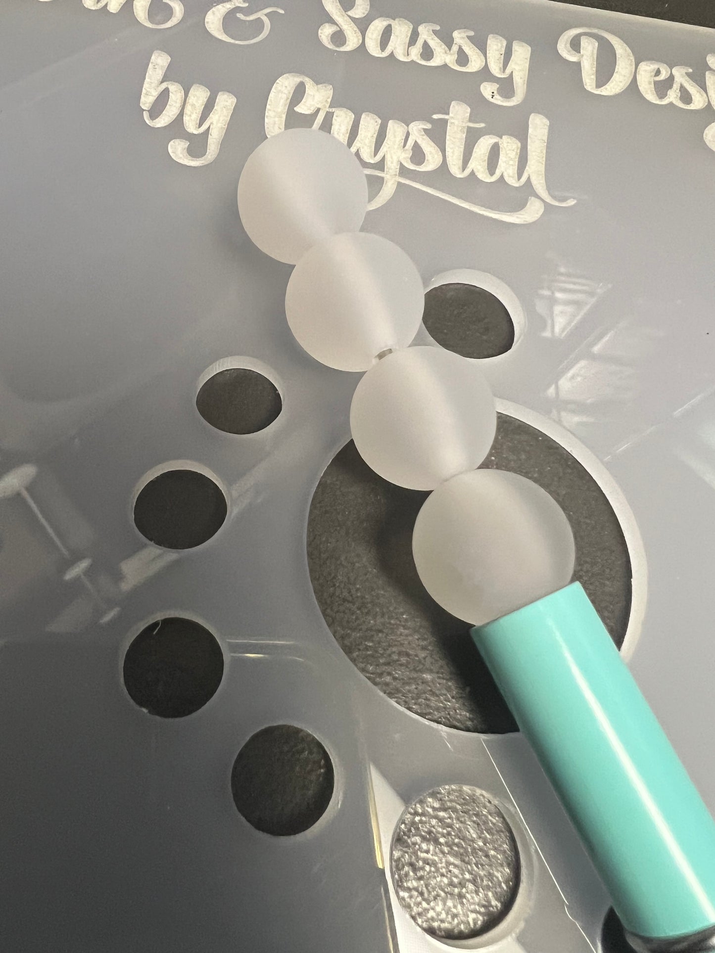 Acrylic 16mm Frosted Cat Eye