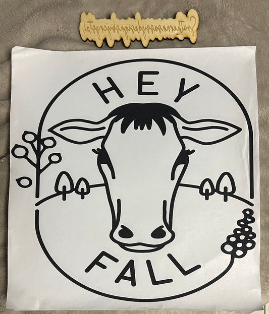 Hey Fall Cow