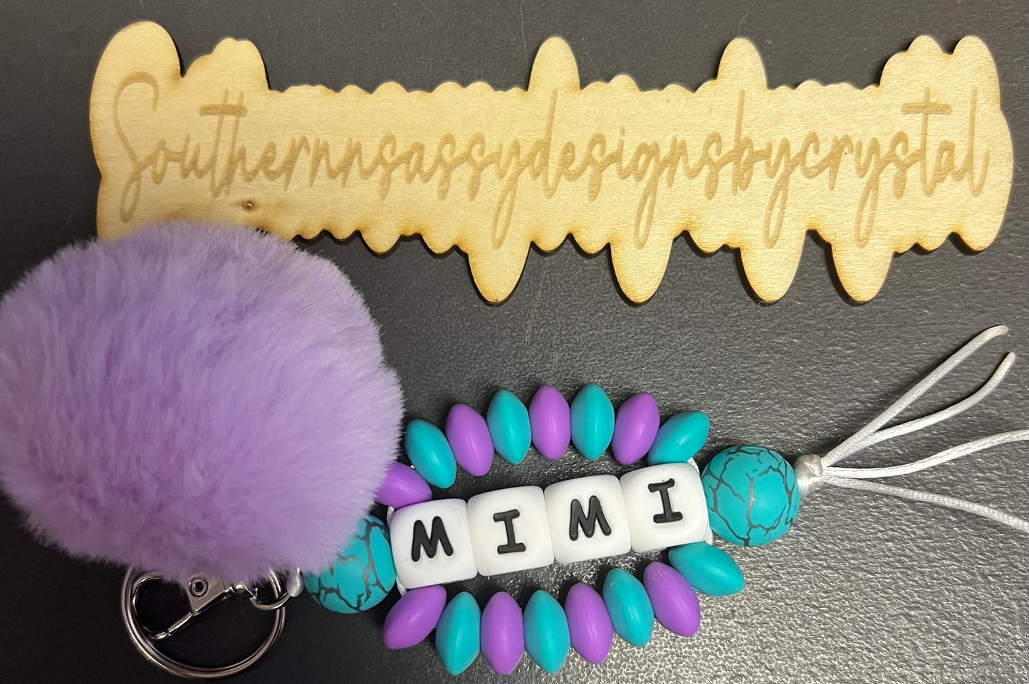 Word wrap keychains