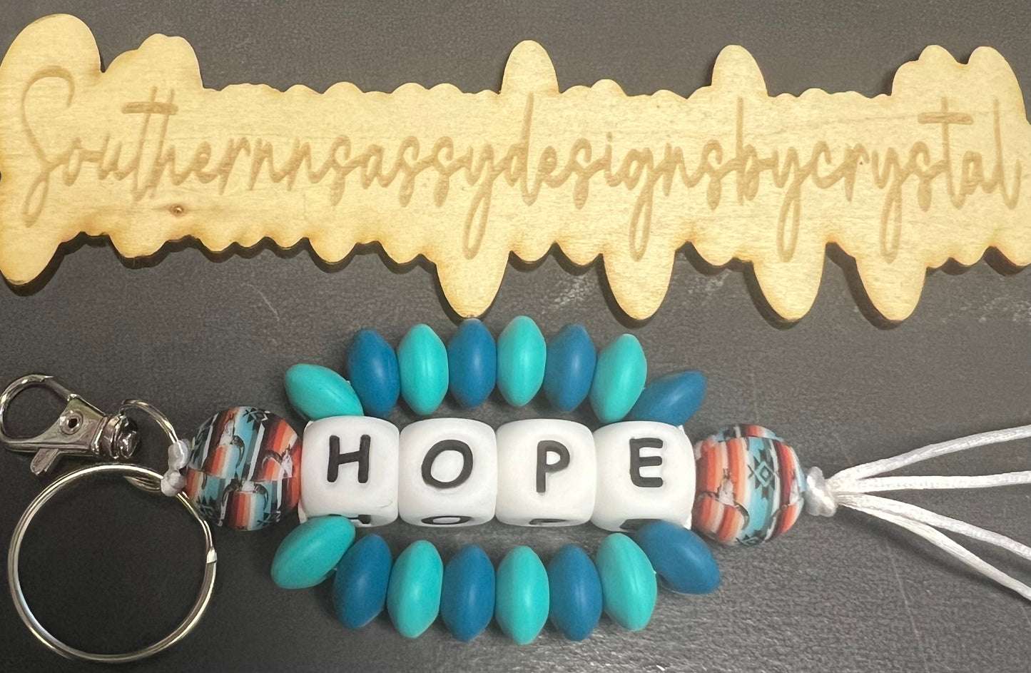 Word wrap keychains