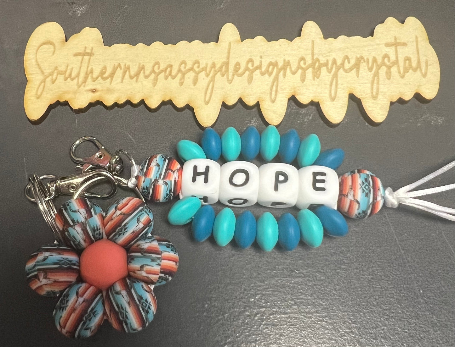 Word wrap keychains