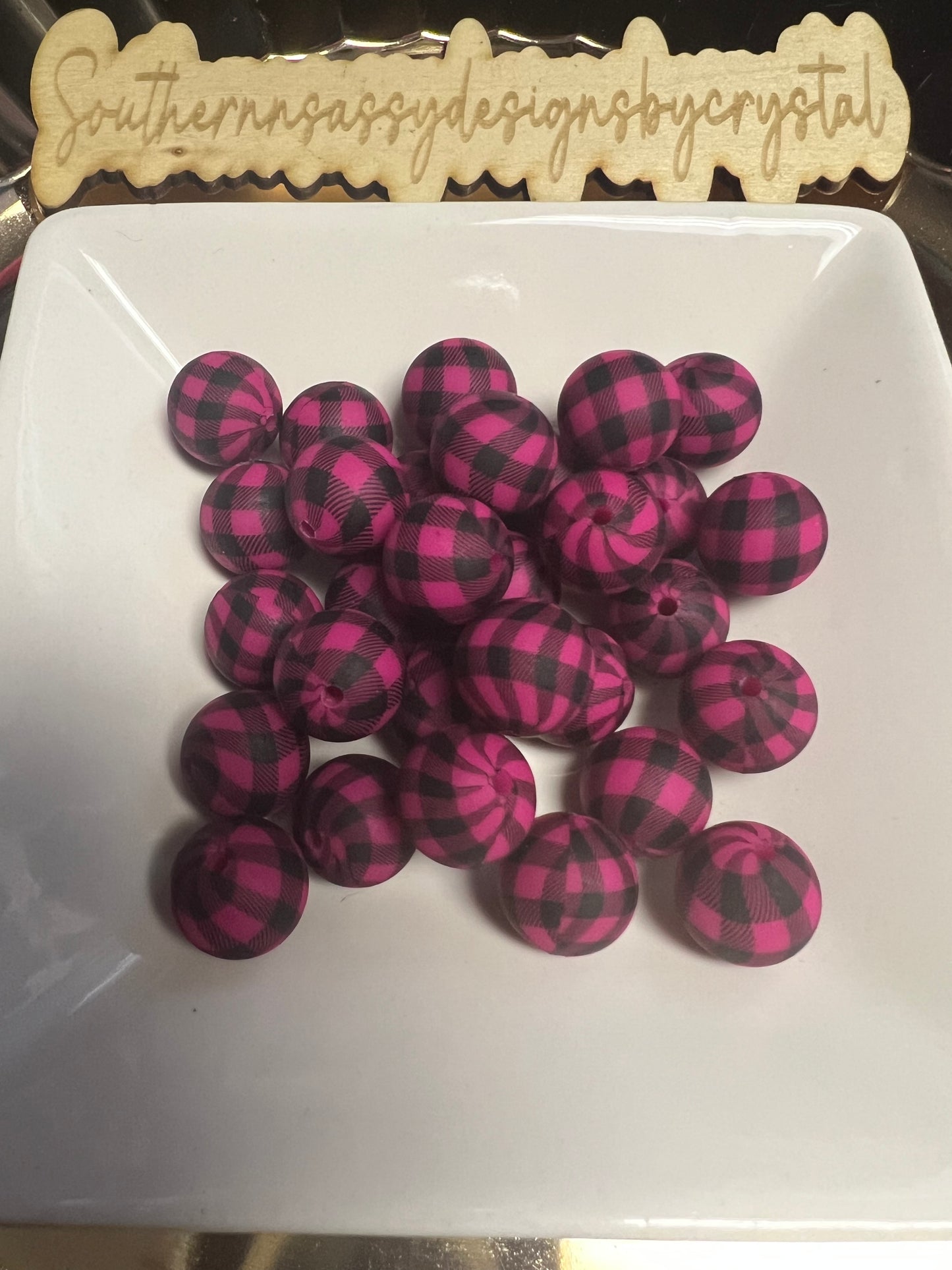 15mm Pattern Beads