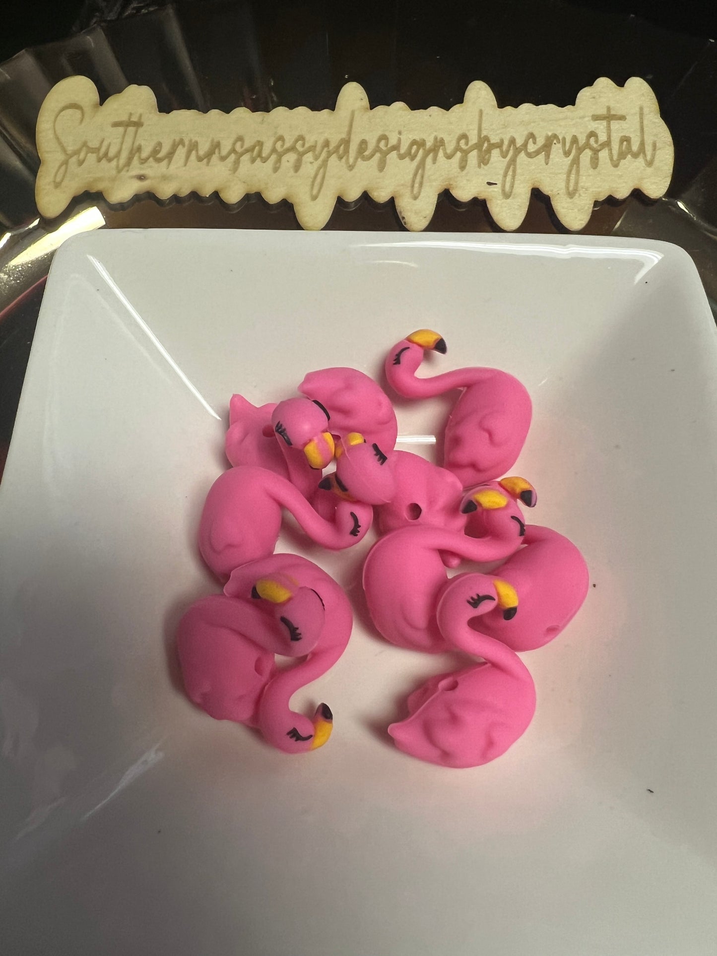 3d Pink flamingo