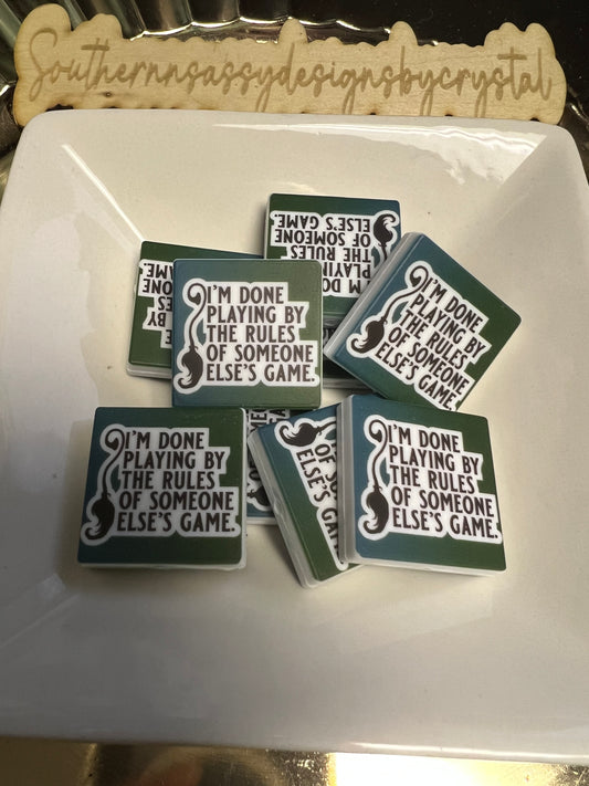 Done playing be the rules #9