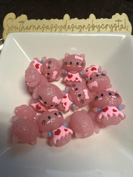 3d Pink glitter hk #3d105