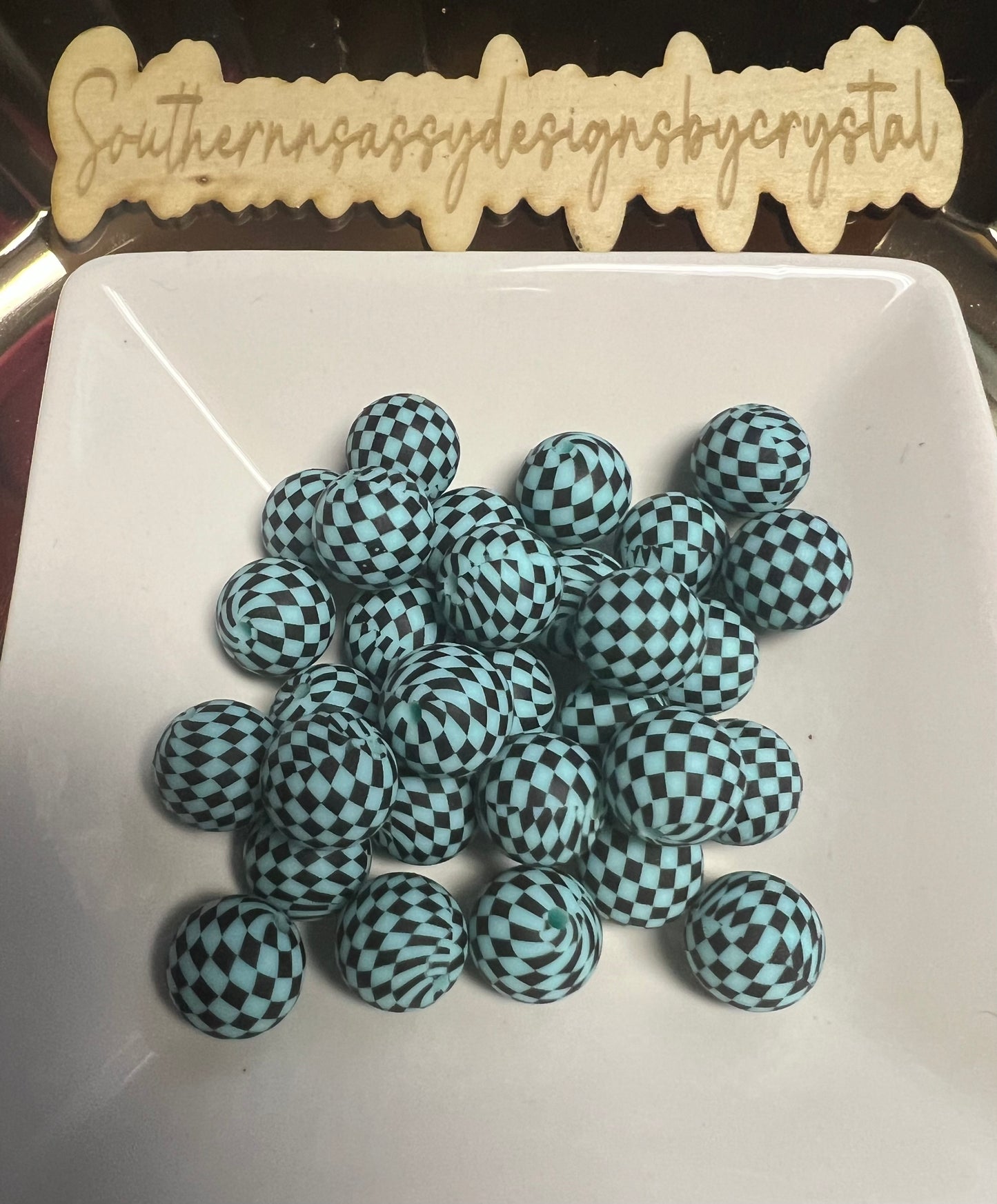 15mm Pattern Beads