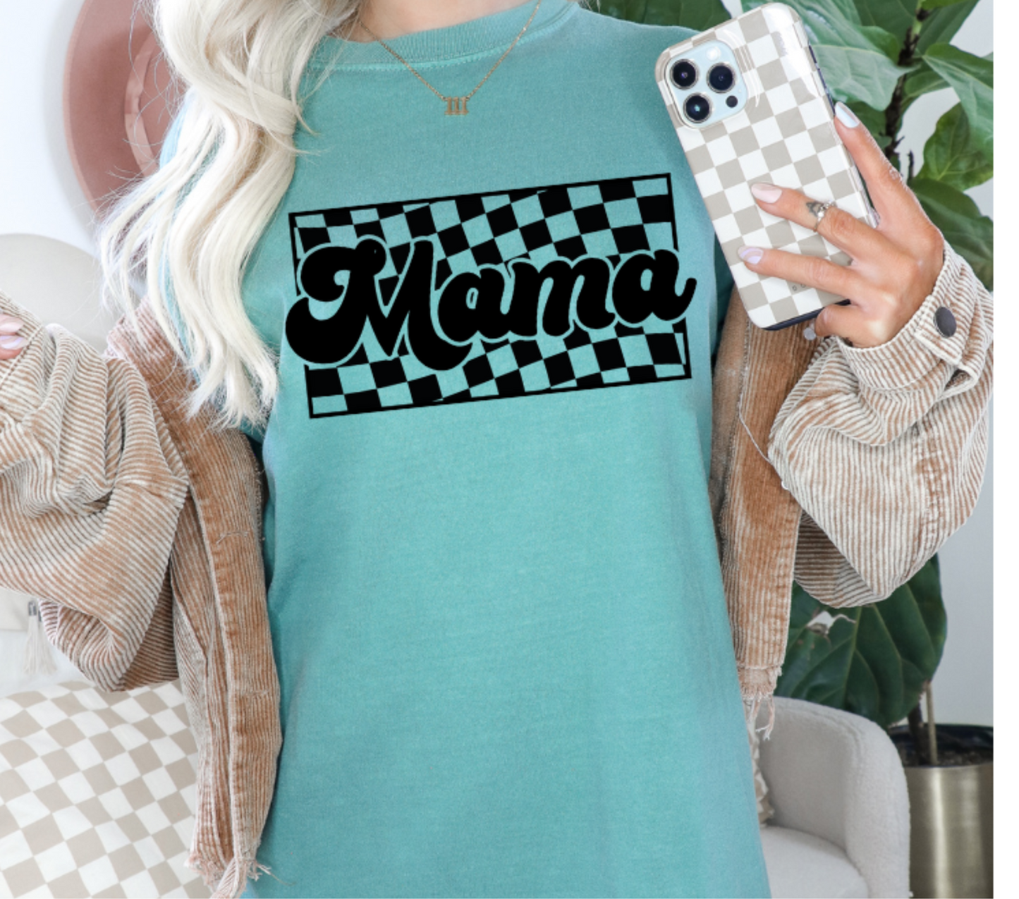 Mama Checkered