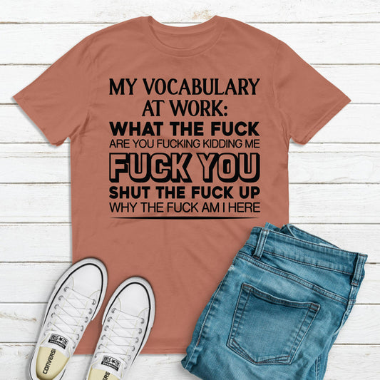 My Vocabulary at work